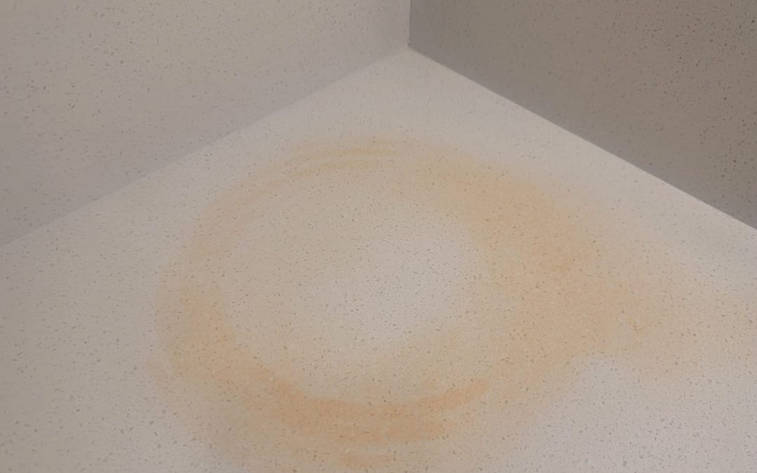 Quartz countertops restoration remove some stains