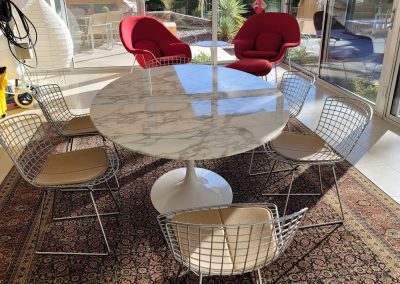 White carrera marble table polish and seal